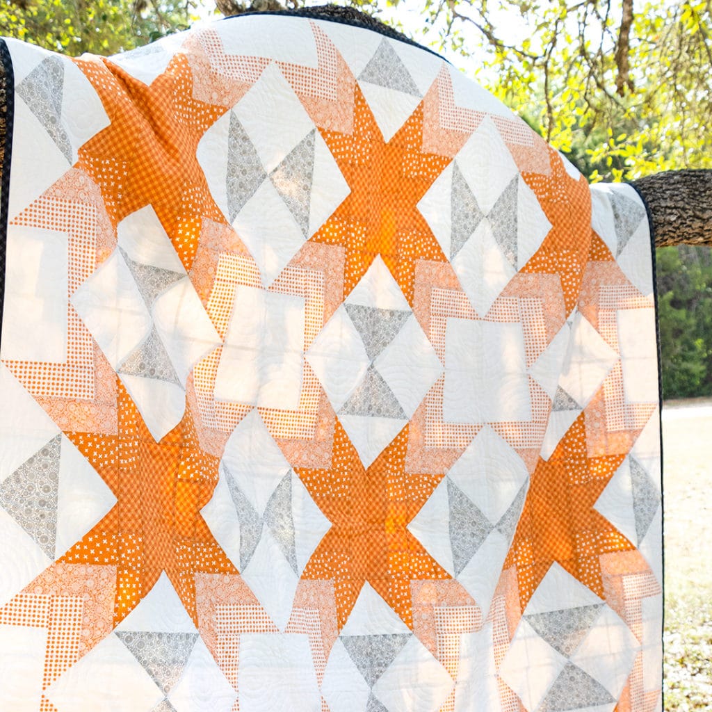 Classic Vintage Wood Lily Quilt And Free Quilt Block