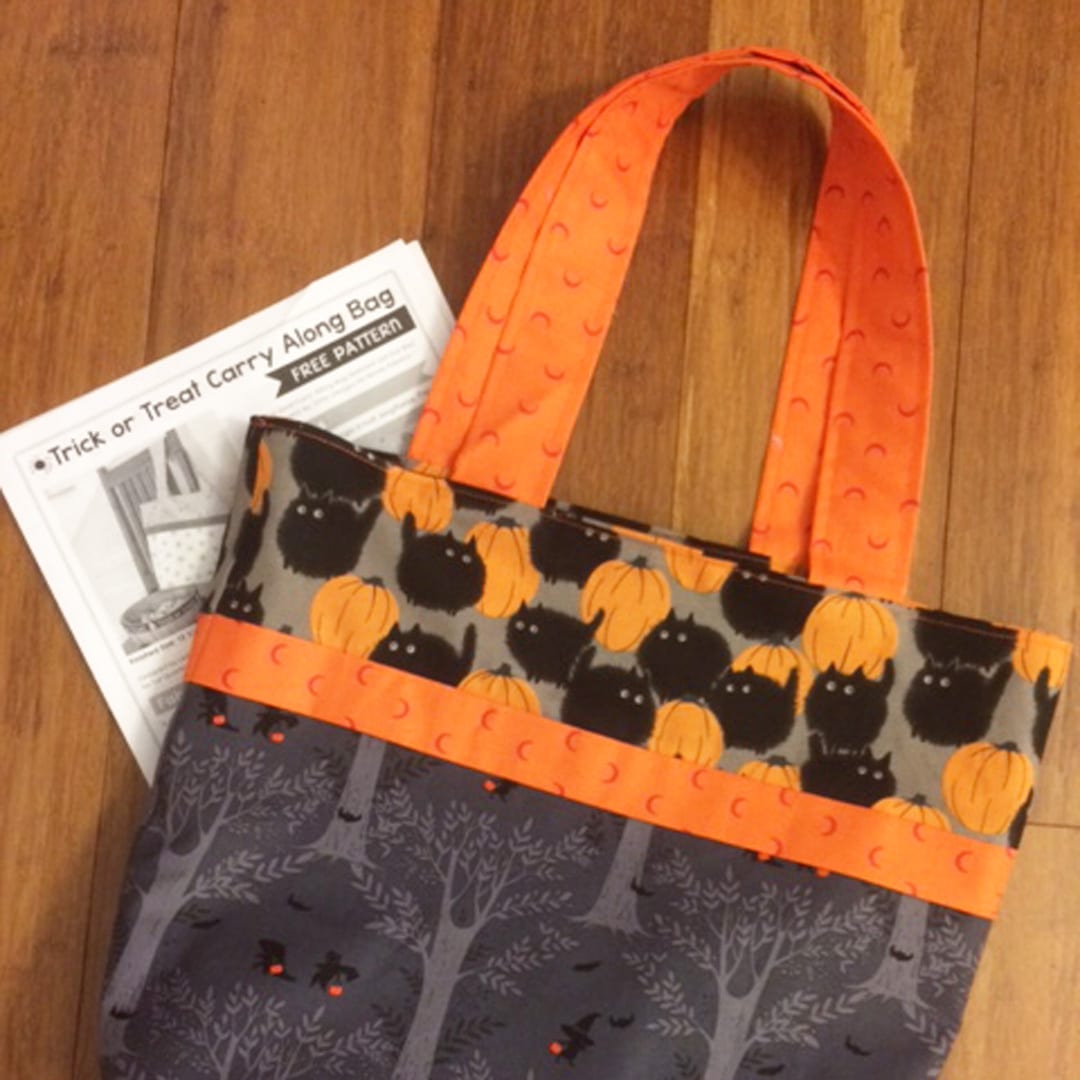 Halloween Trick or Treat Bag - Free Sewing Pattern