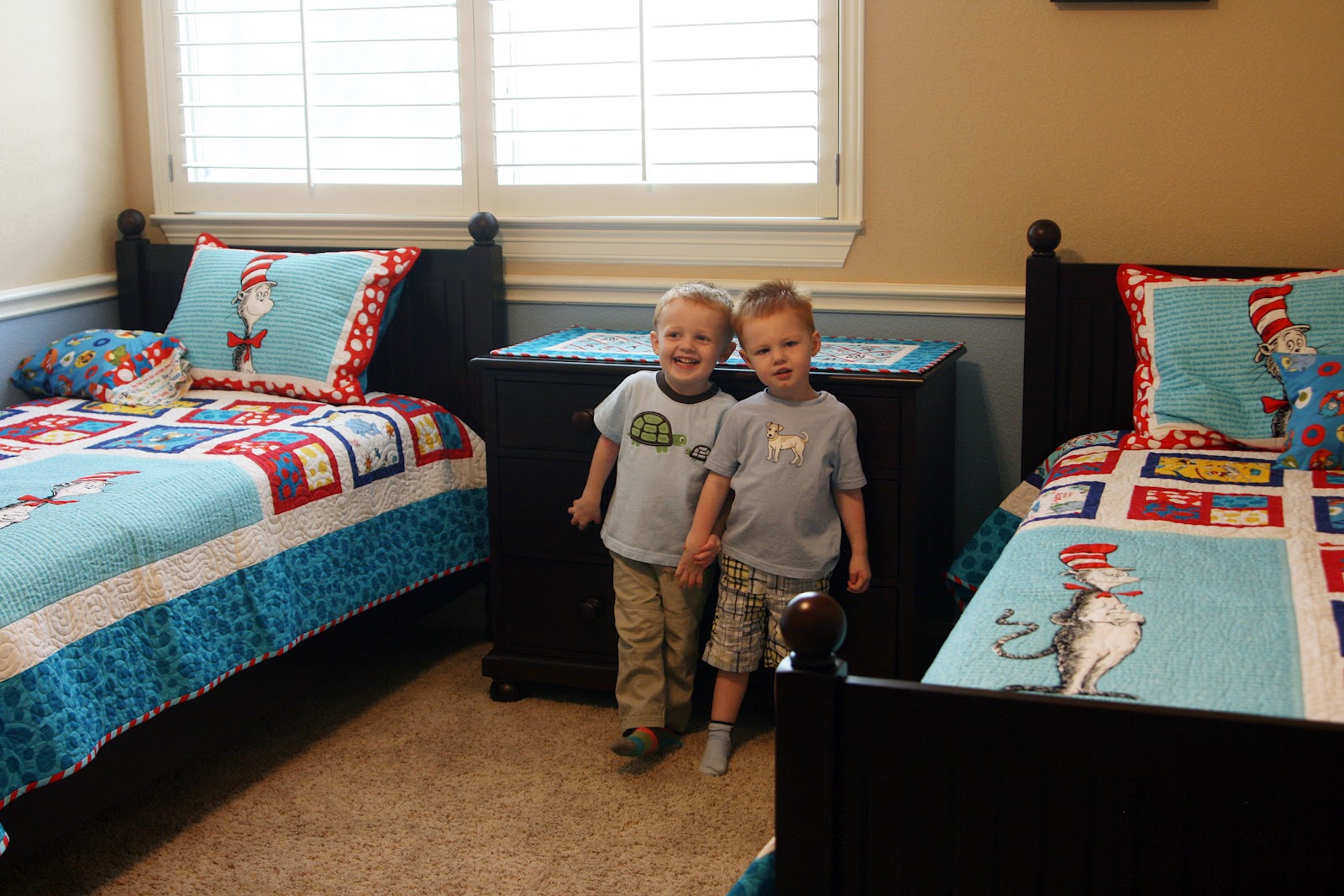 twin boys bedroom