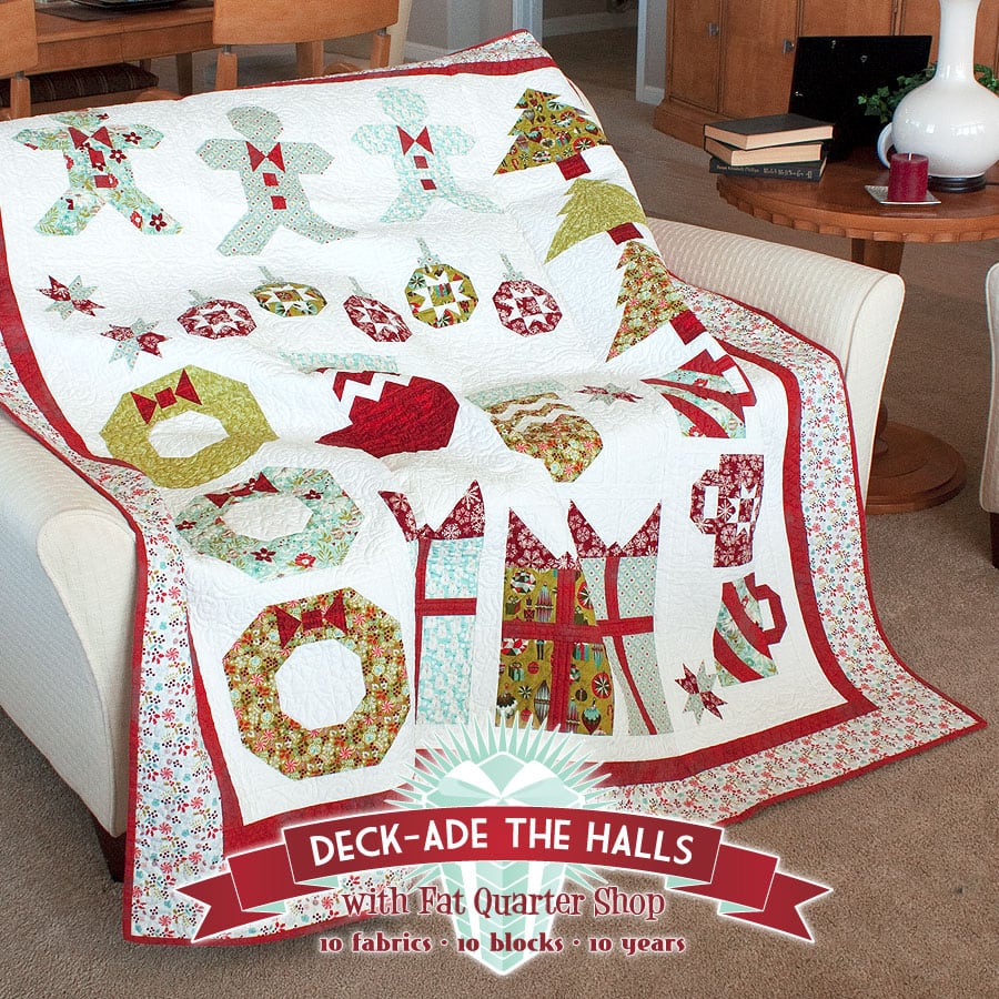 Hello Quilters We Are Wrapping Up The Deck ade The Halls Quilt Along We Are Sad To See This