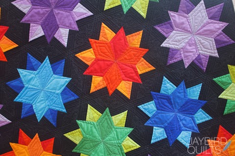 Night Sky Quilt Pattern by Jaybird Quilts - The Jolly Jabber