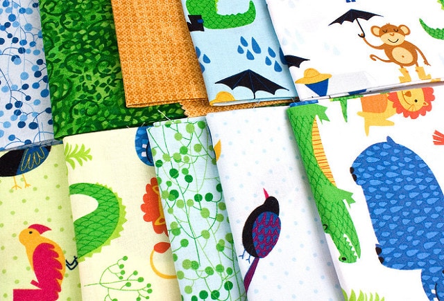 Rainforest Fun Quilt fabric by Arrolyn Weiderhold