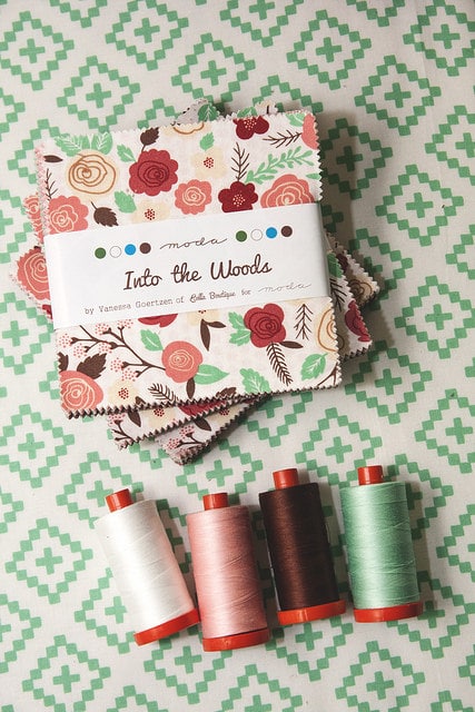 Into the Woods & matching Aurifil