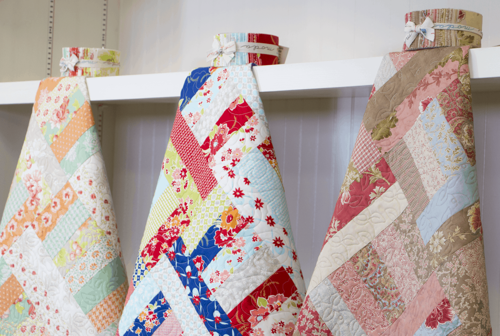 We Also Created Jelly Roll Jam II Quilts In The Somerset And Atelier Collections 