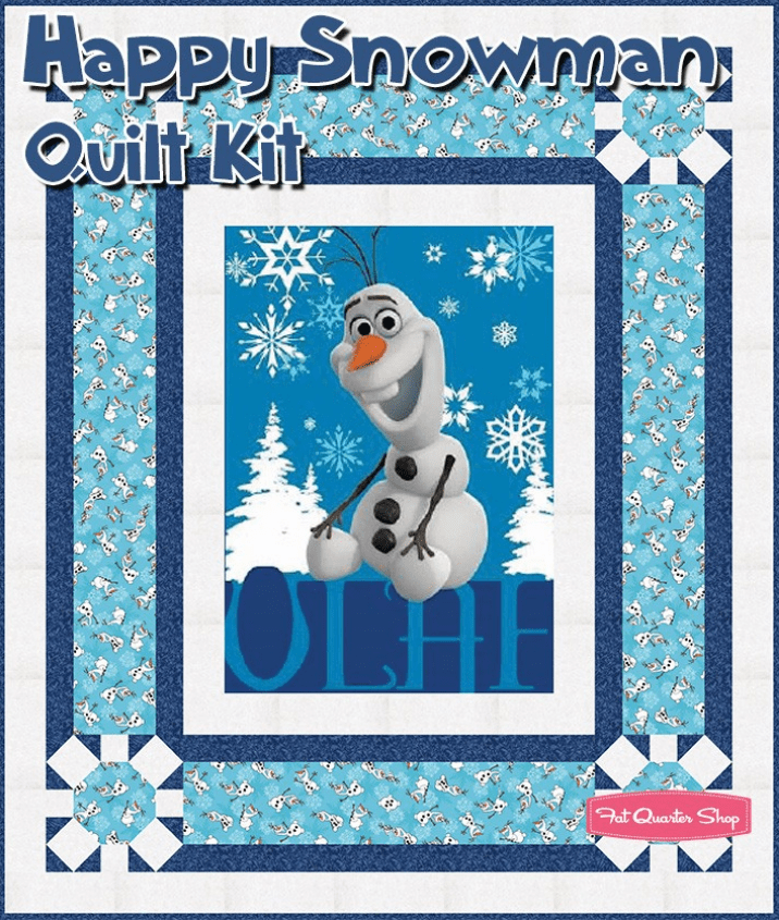How to Cut a Quilt Panel featuring Frosty the Snowman with Fat Quarter Shop  - The Jolly Jabber Quilting Blog