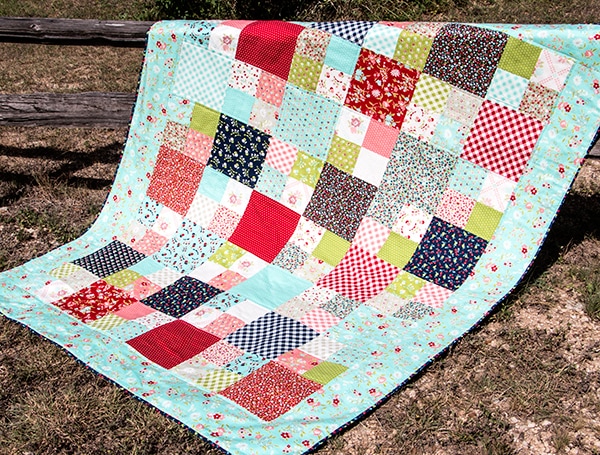 Layer Cake Checkmate: Free Pattern with Video Tutorial by Fat Quarter Shop!  - The Jolly Jabber Quilting Blog