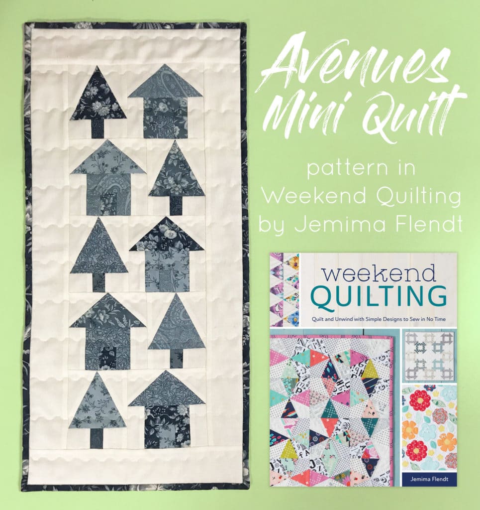 Avenues Mini Quilt from Weekend Quilting