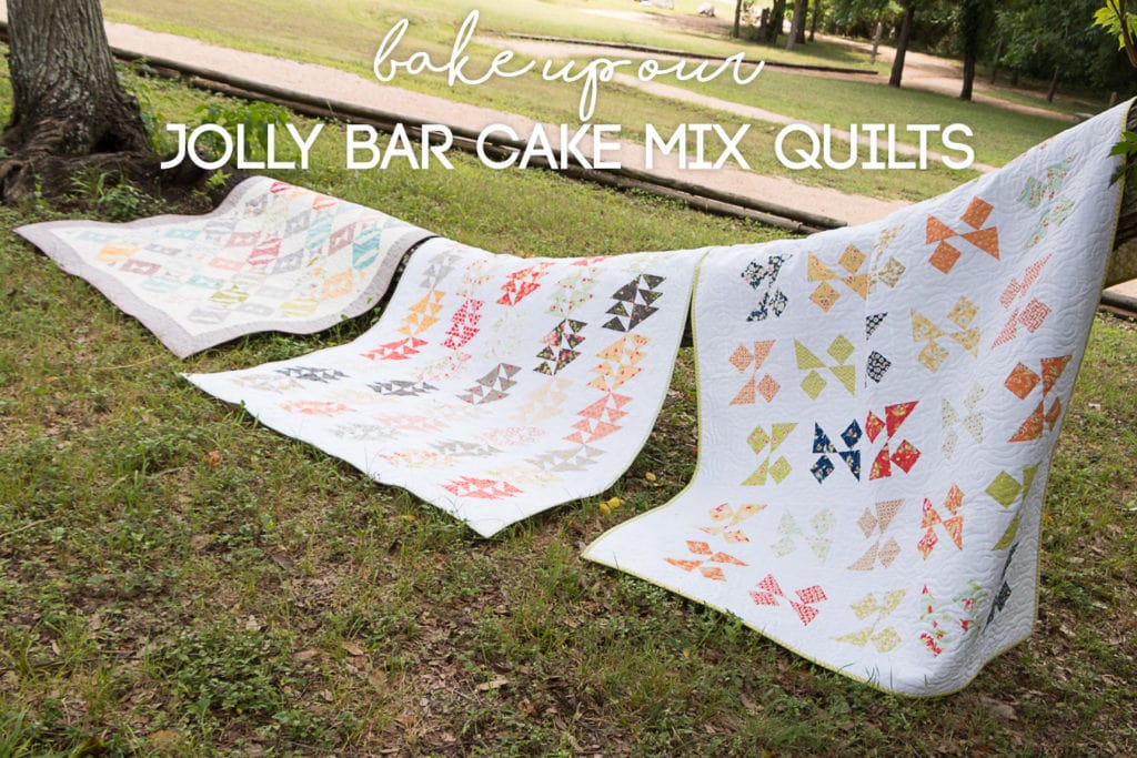bake up our Jolly Bar Cake Mix Quilts