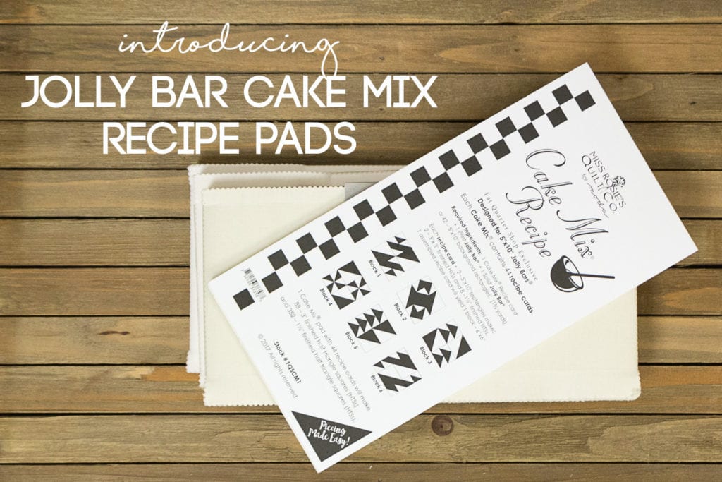 introducing Jolly Bar Cake Mix Recipe Pads
