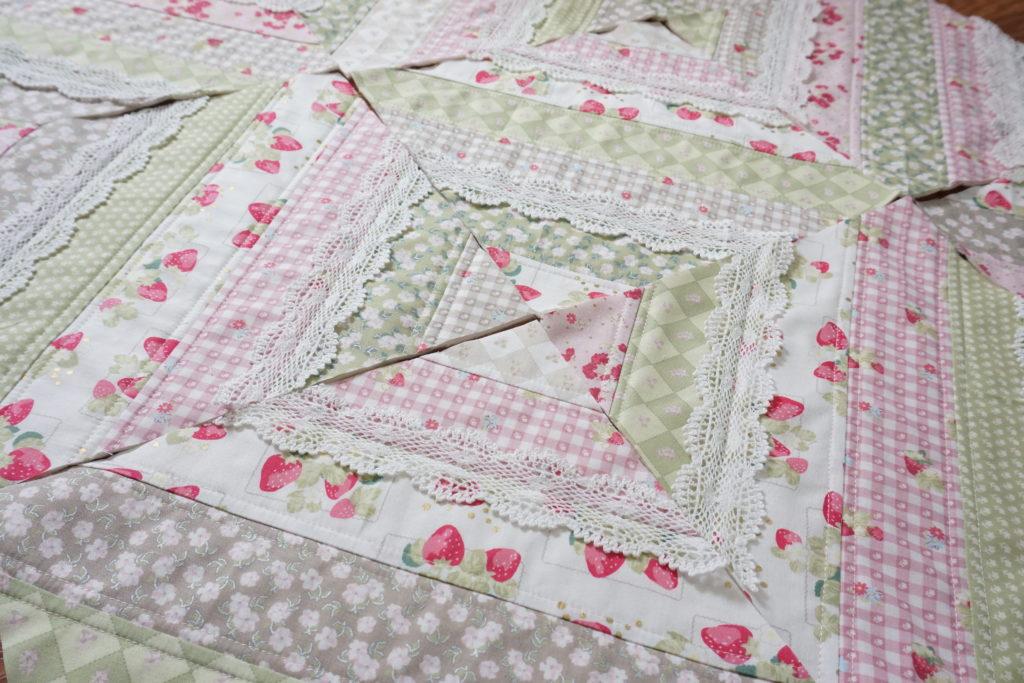 quilt as you go strip block