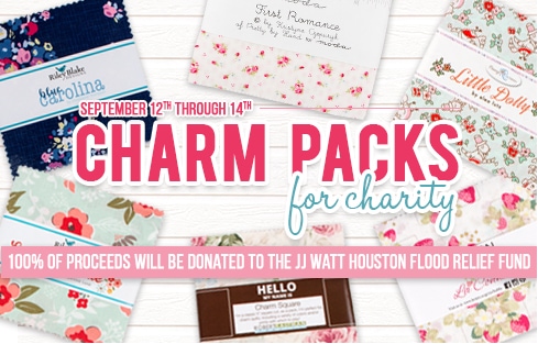Charm Packs for Flood Relief