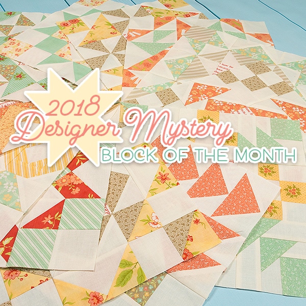 2018 Designer Mystery BOM quilt