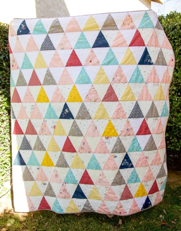 Dear Diary triangle quilt