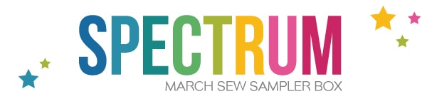 Spectrum March Sew Sampler Box Header