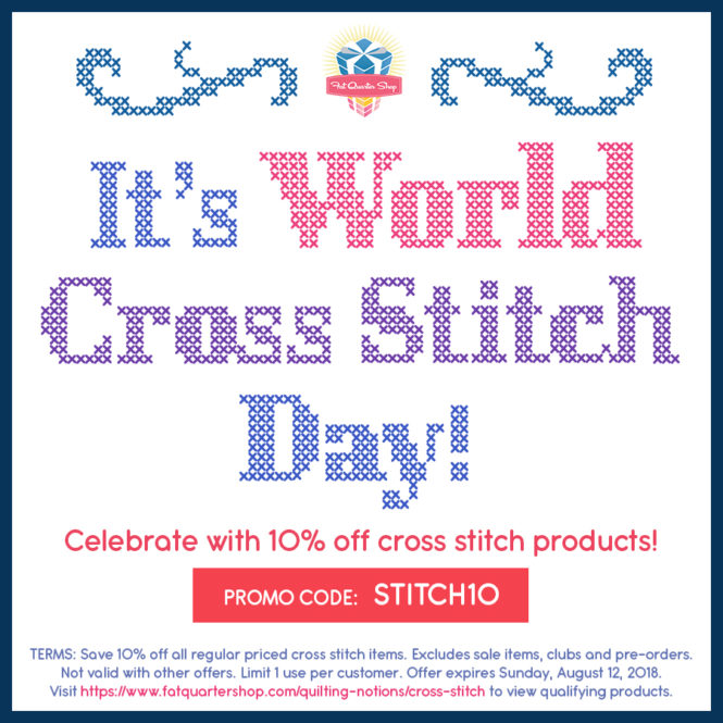 Happy World Cross Stitch Day!