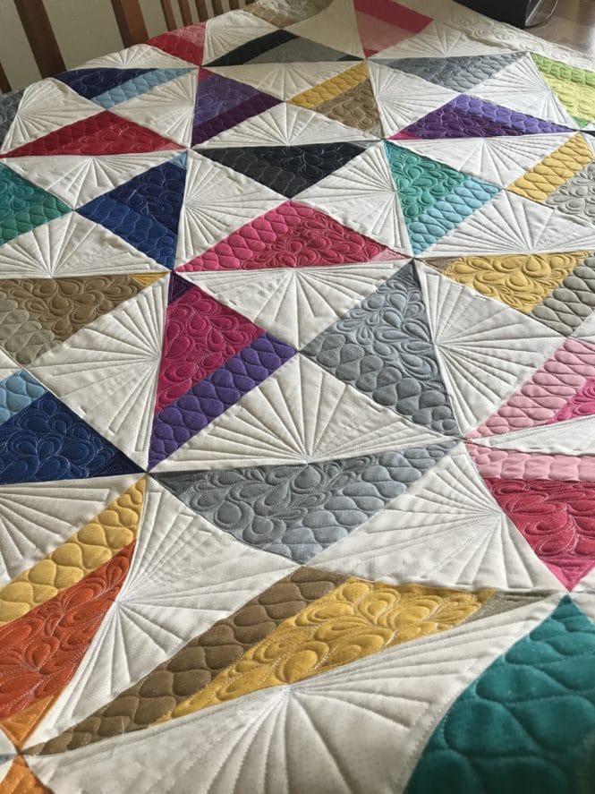 Composition Quilt Kit featuring Spotted by Zen Chic (Pieced: Quilty ...