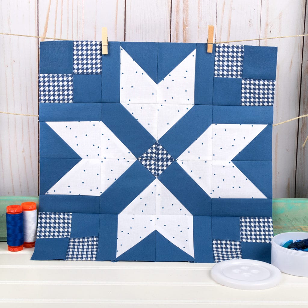 Two Color Quilt Sew Along: First Block - The Jolly Jabber Quilting Blog