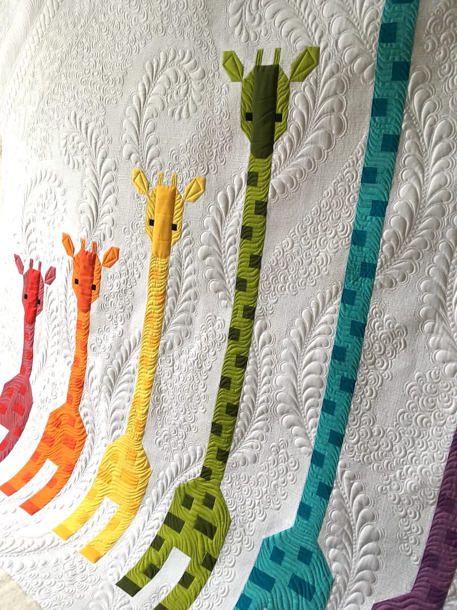 Pattern Giraffes in a Row. Top by designer Lorna McMahon.