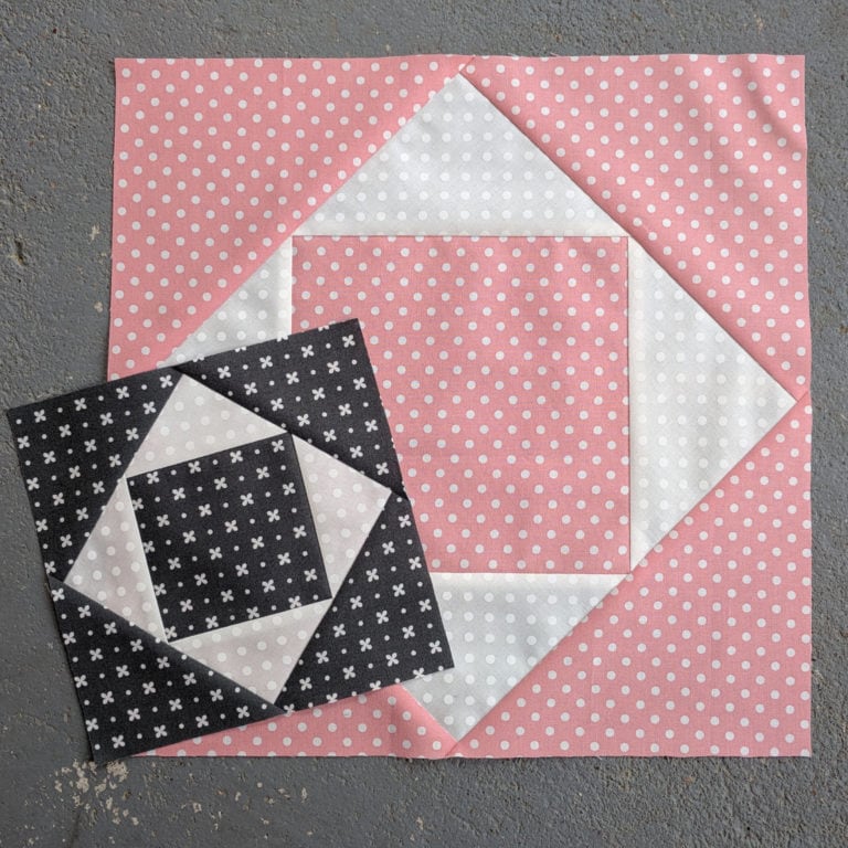 Quilty Staffer Elva made her Economy Block using 30’s Playtime by Chloe ...