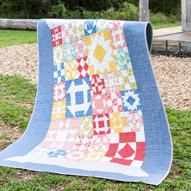 Quilty Staffer Elva made her quilt using 30’s Playtime by Chloe’s ...