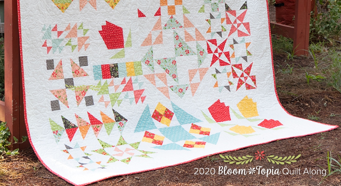 2020 Bloom-Topia Quilt Along - The Jolly Jabber Quilting Blog