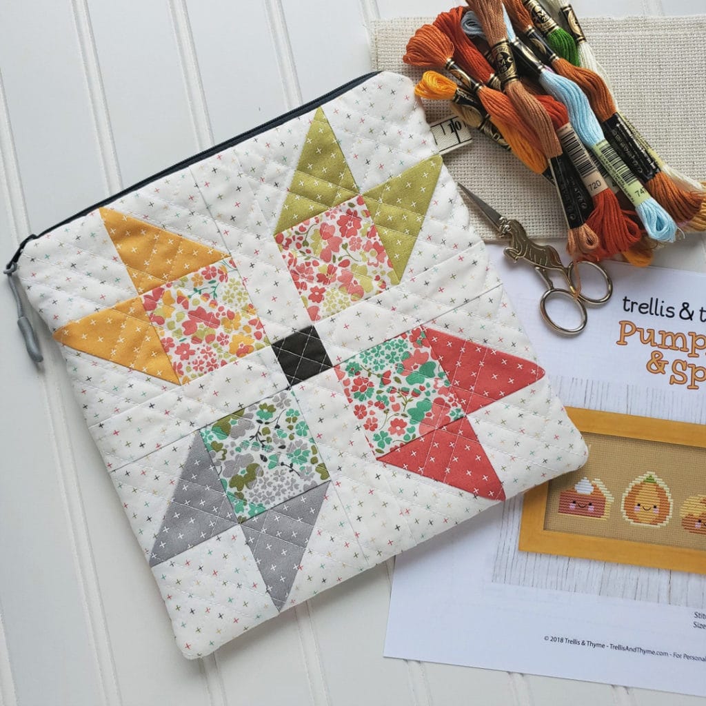 Sewing Machine Accessory Pouch makes and easy sewing project