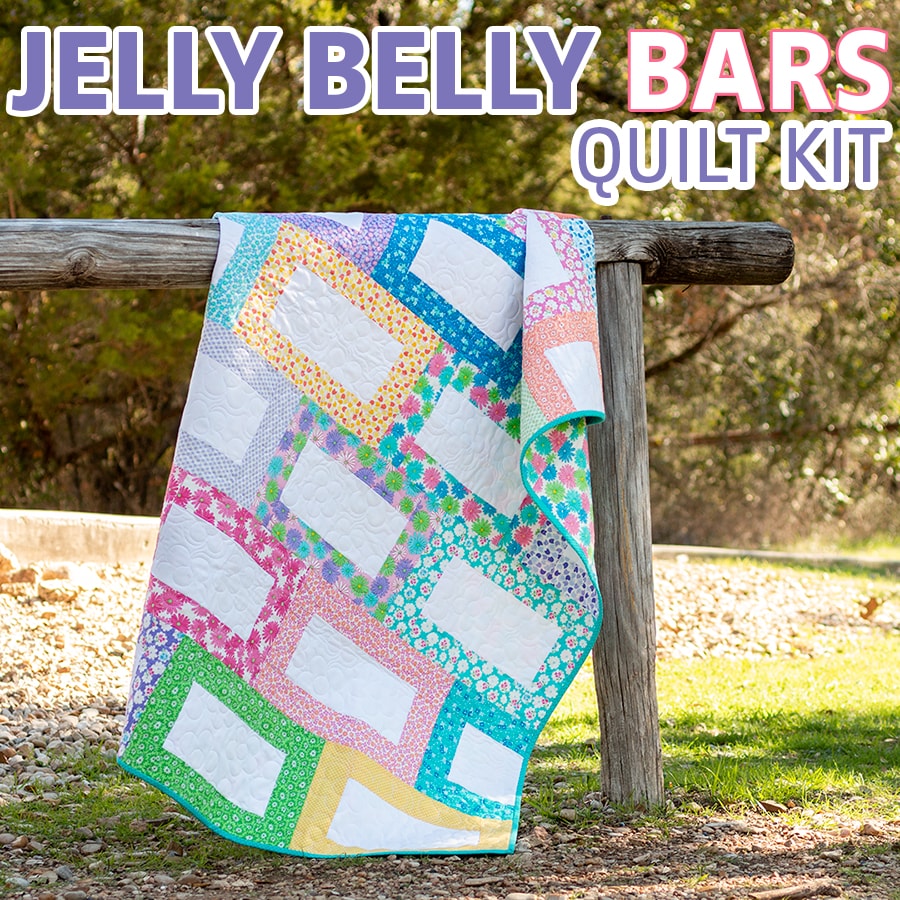 You ll Need The Jelly Belly Bars Quilt Kit And The Matching Backing Set To Recreate This Design 