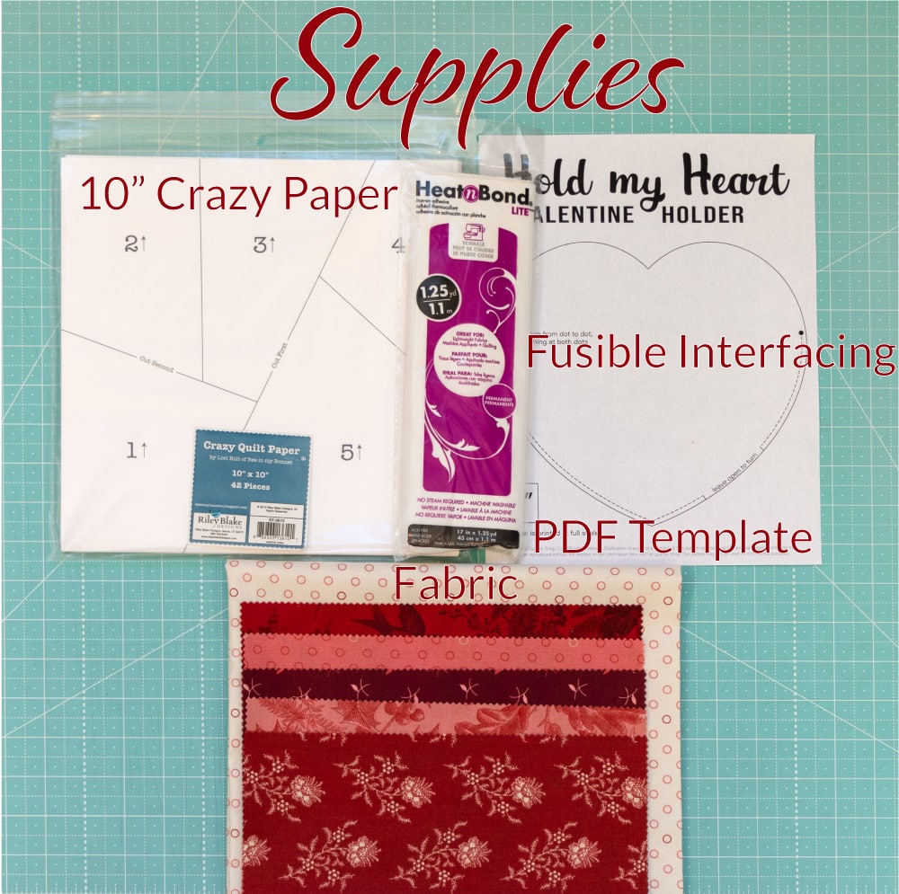 Diy Valentine Card Holder The Jolly Jabber Quilting Blog