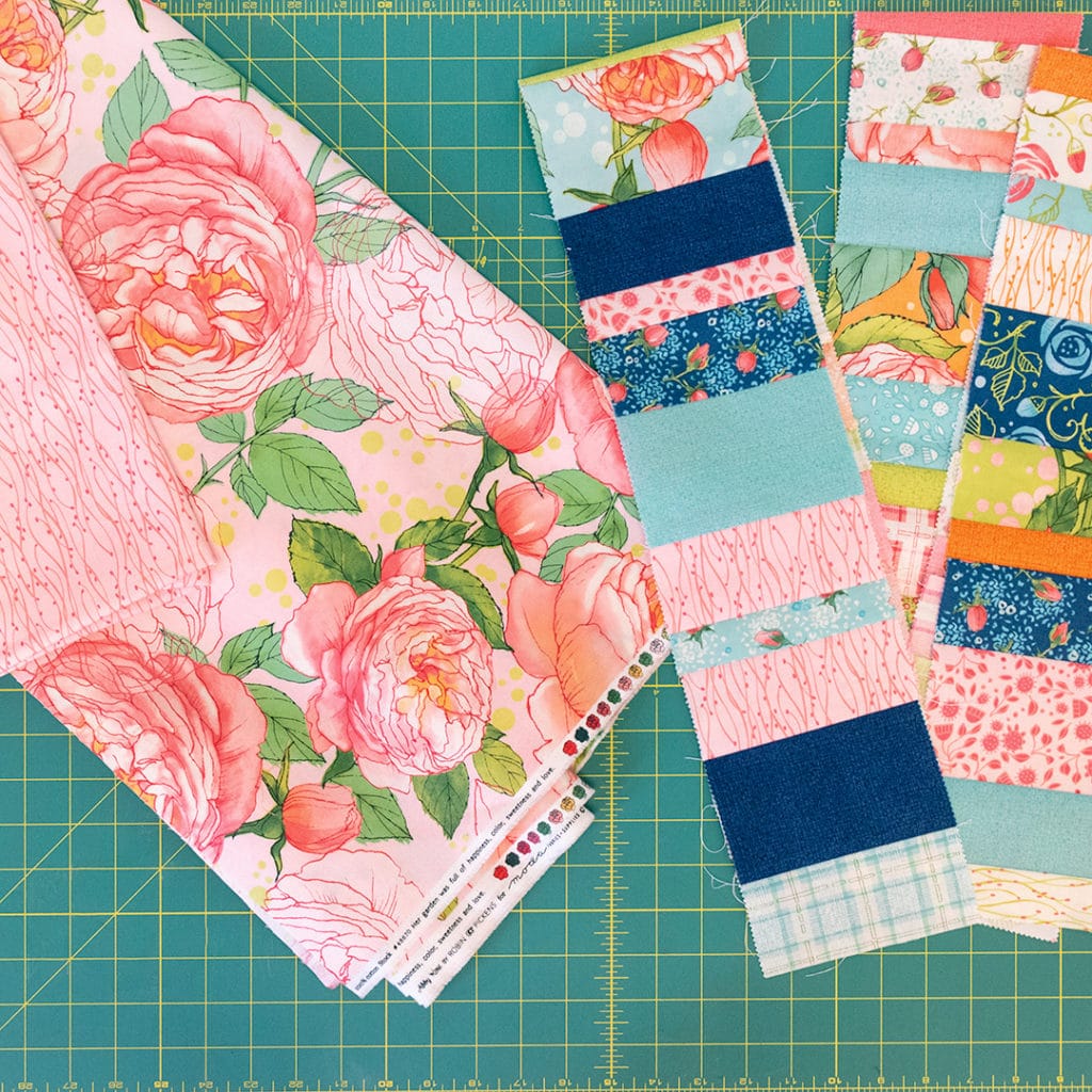 Here is a look at my fabric pieces all sewn together this week. I think ...