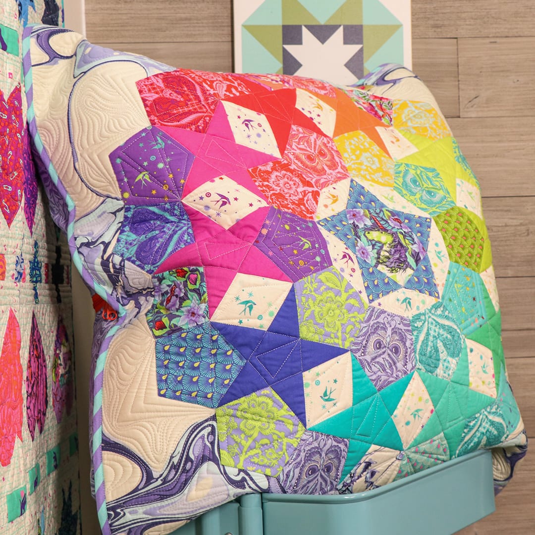 Tula Pink teaches English Paper Piecing - The Jolly Jabber Quilting Blog