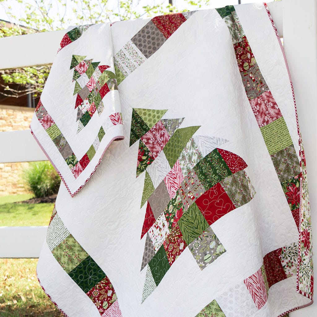 Shortcut Quilt: Charming Christmas – FREE Charm Pack Pattern