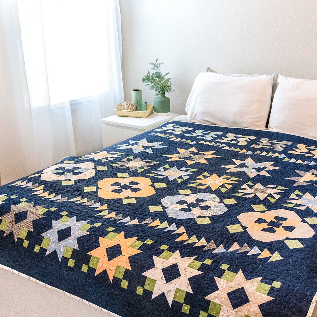 To make a quilt just like this one, you’ll need the Serendipity Quilt