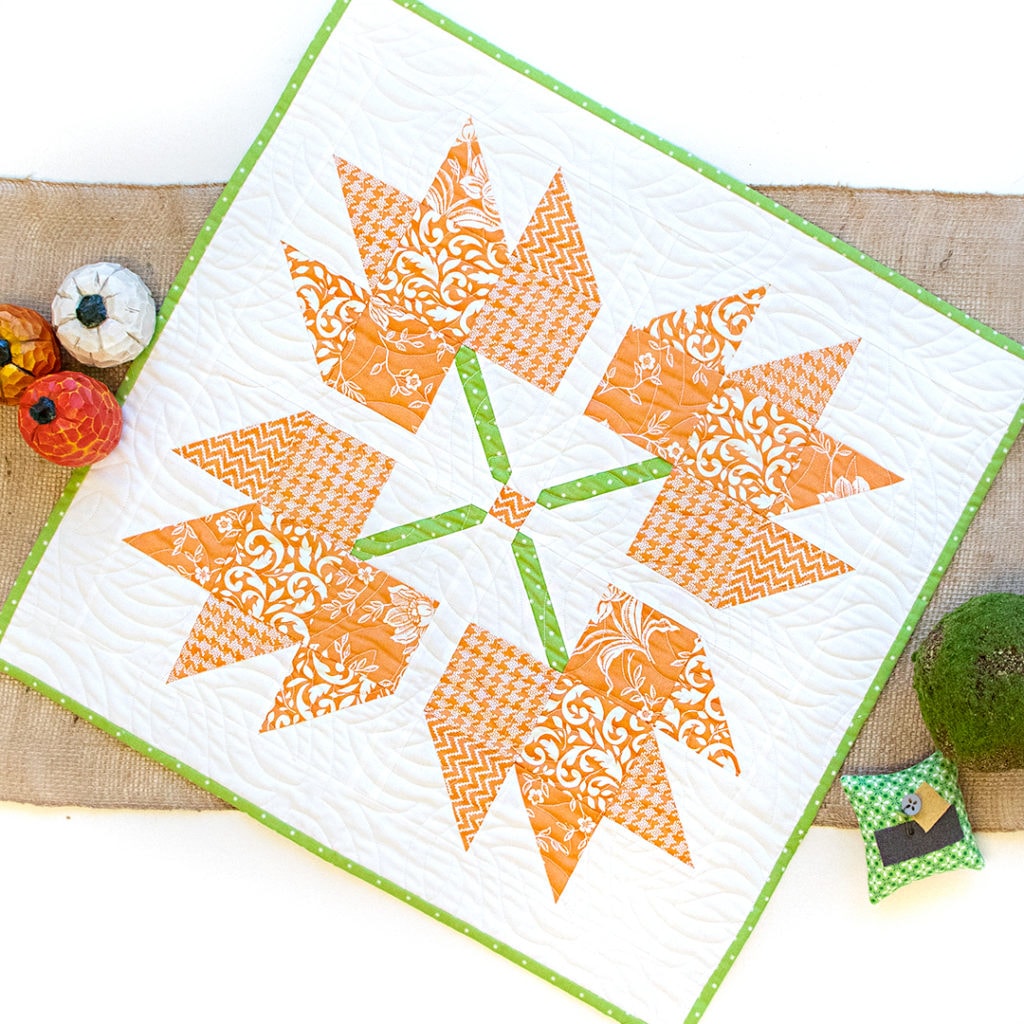 Make An Easy Maple Leaf Mini Quilt For Fall