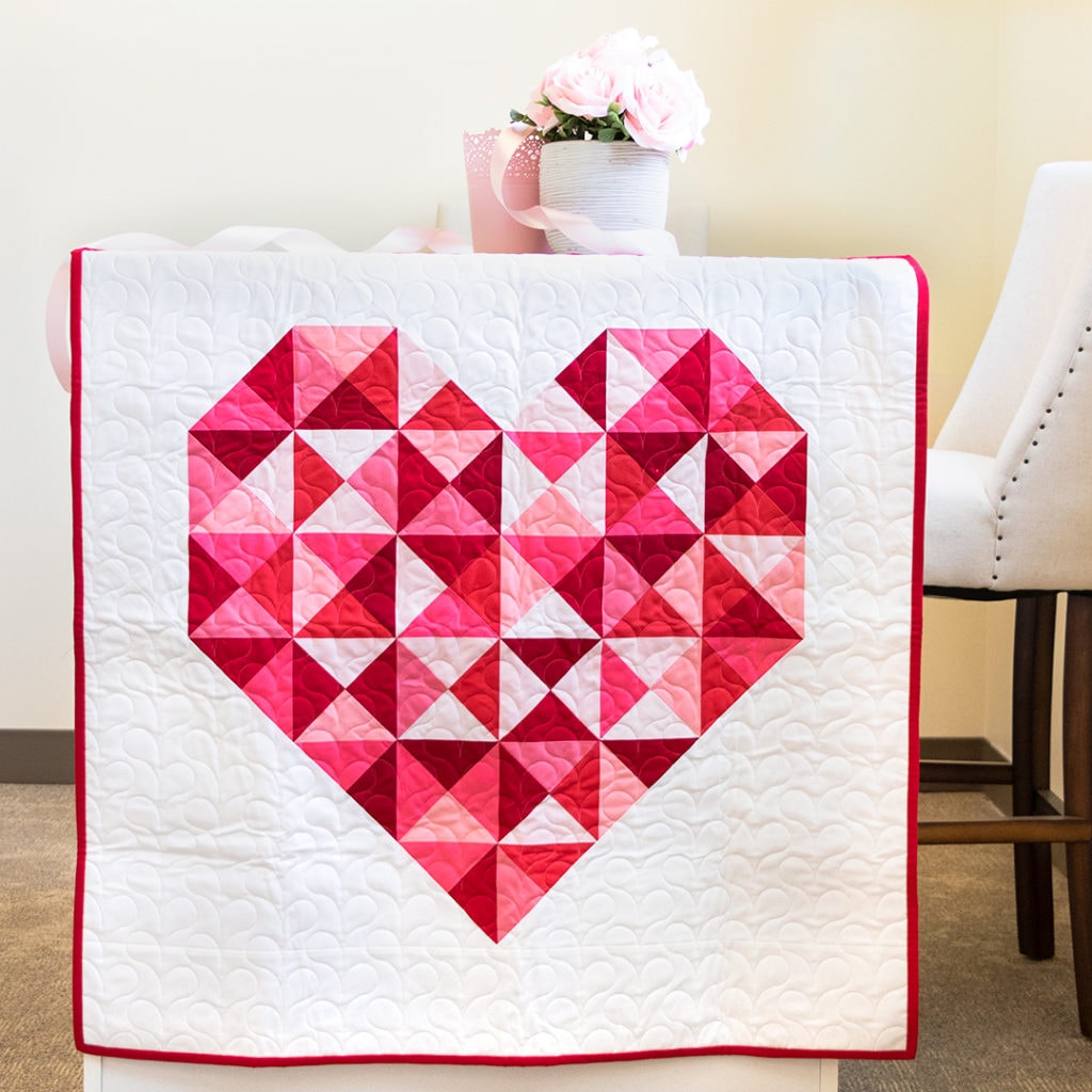 20 Heart Quilt Patterns to Make for Someone you Love!