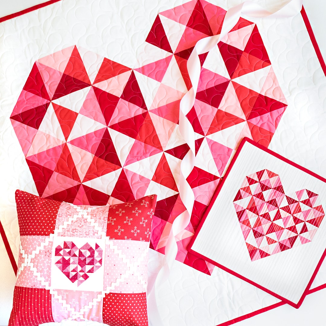 This February we created three free patterns in the spirit of Valentine ...