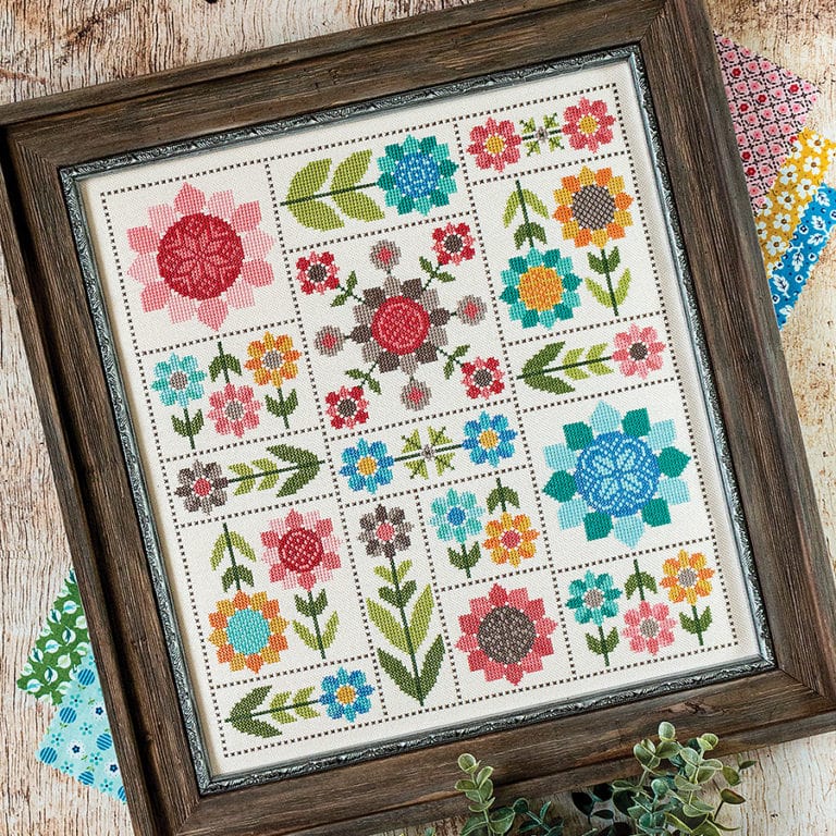 Announcing the Flea Market Flowers Stitch Along