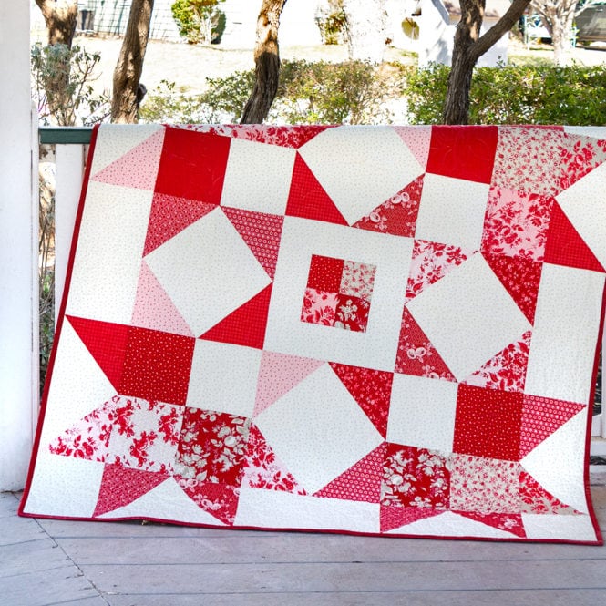 We also have the Pointed Possibilities Quilt Kit and Backing Set ...