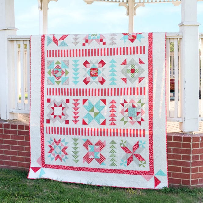 The 2012 Designer Mystery Quilt set 12 blocks into beautifully pieced ...