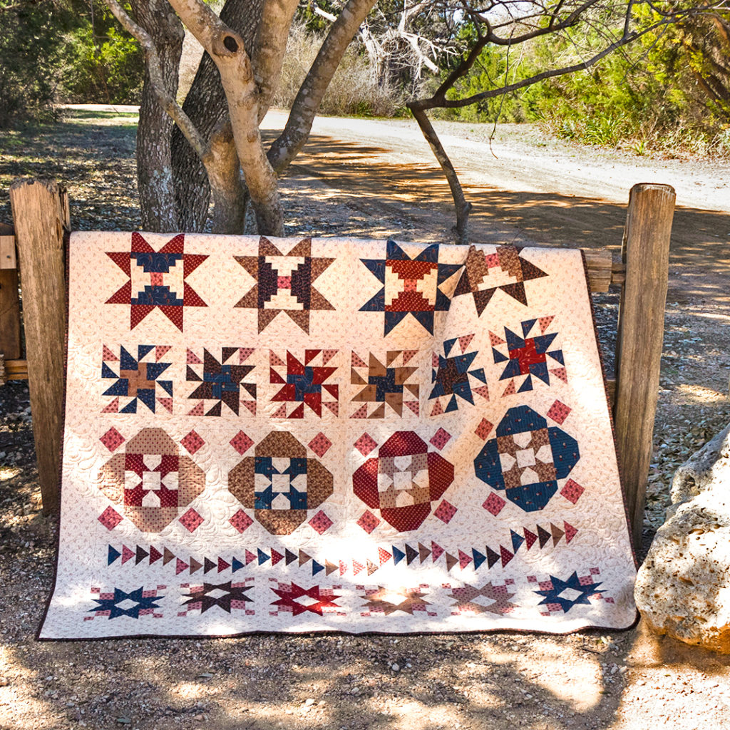 Corey Yoder of Coriander Quilts (corianderquilts) sewed her quilt in