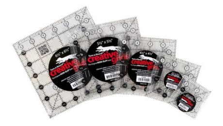 Quilt Block Ruler Set This set includes five rulers ranging in size from 2.5″ square up to 6. ...