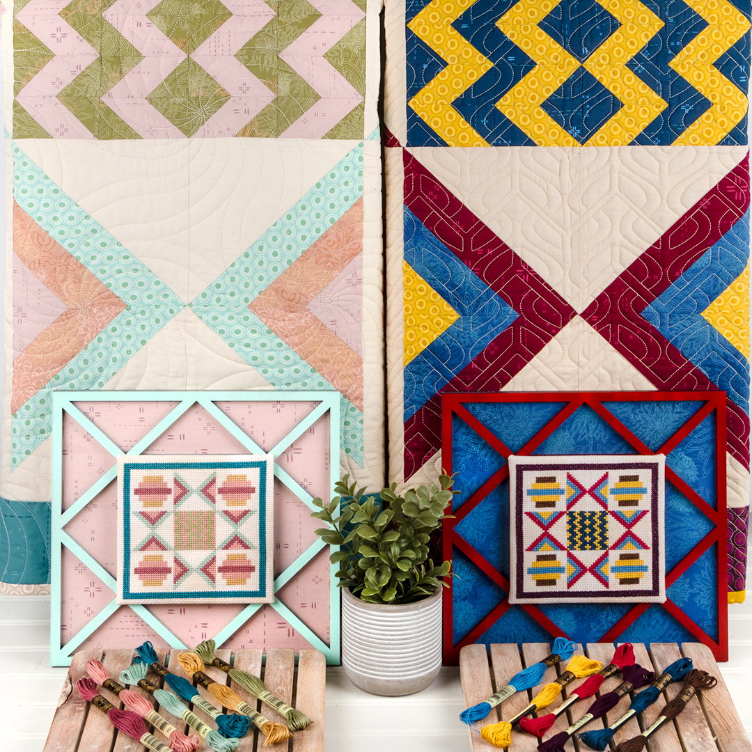 Two colorways to choose from: Subtle and Striking . The quilt design ...