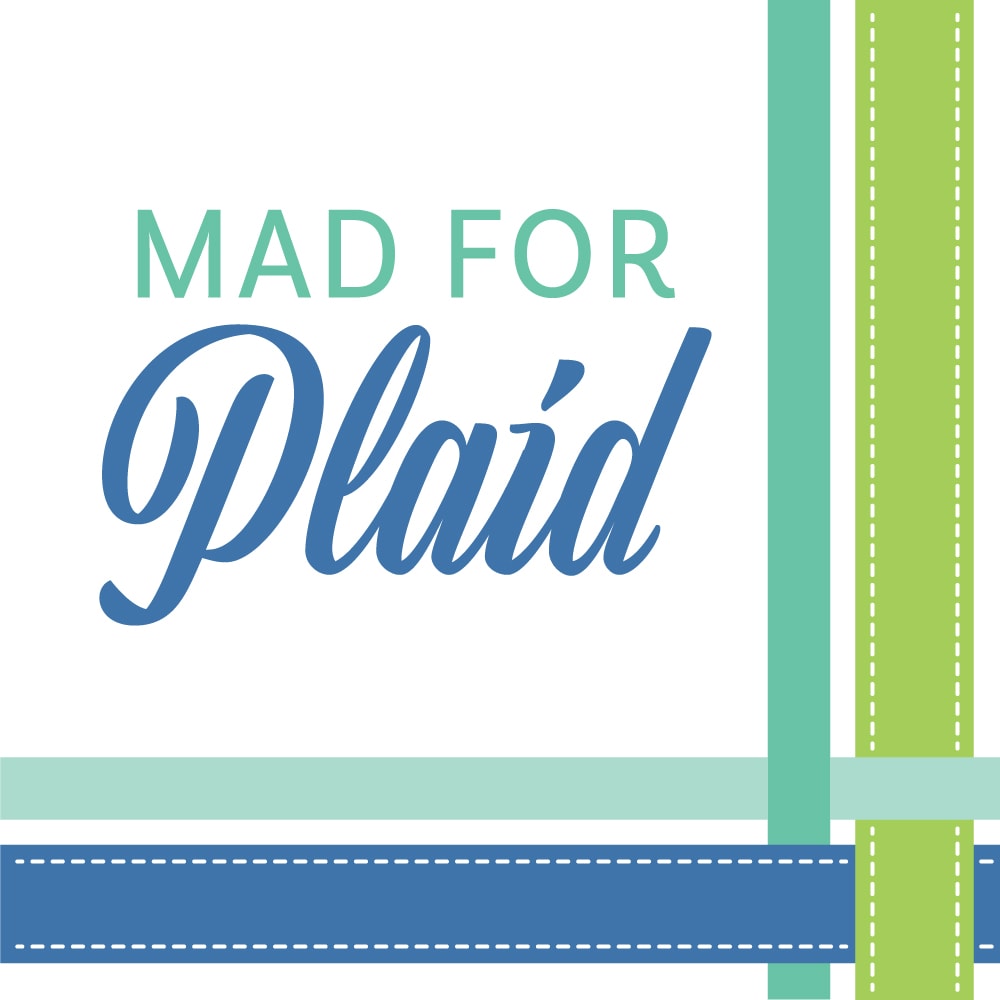 Mad for plaid text