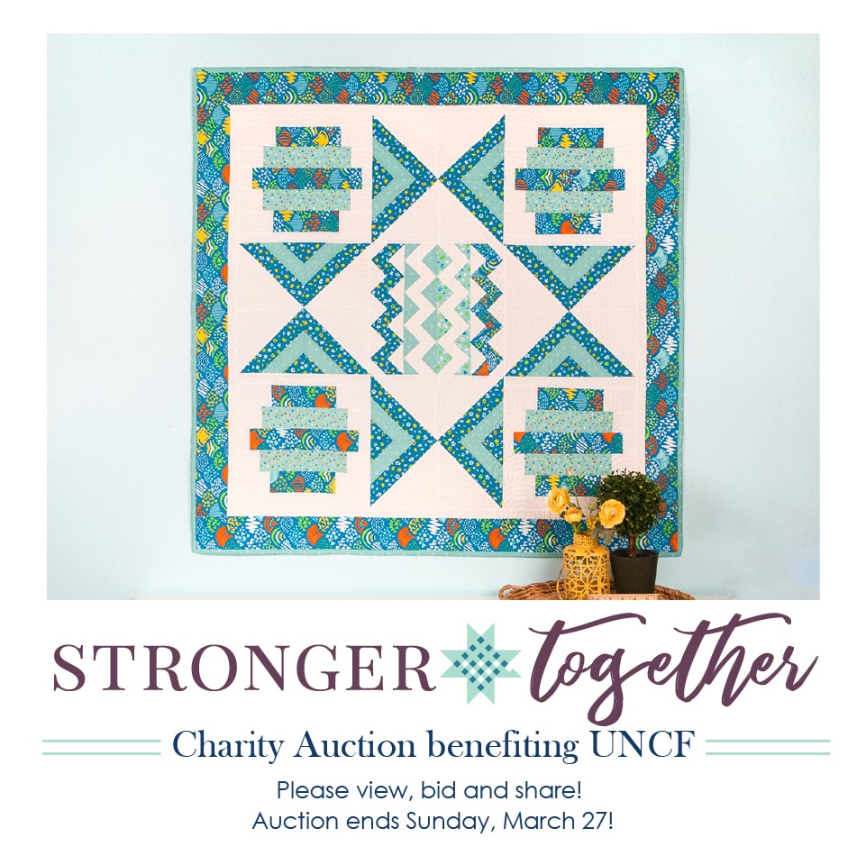 Stonger together quilt link and graphic