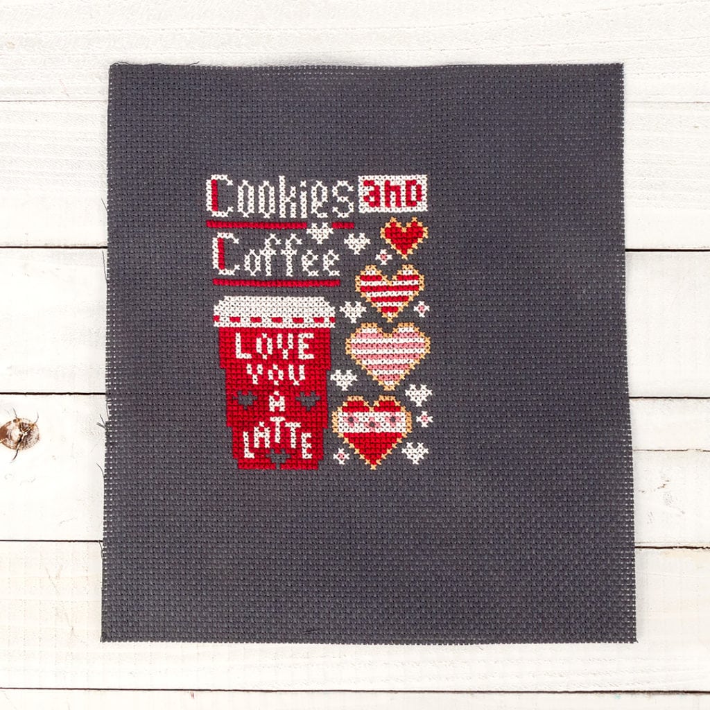 Cookies & Coffee Cross Stitch Pattern