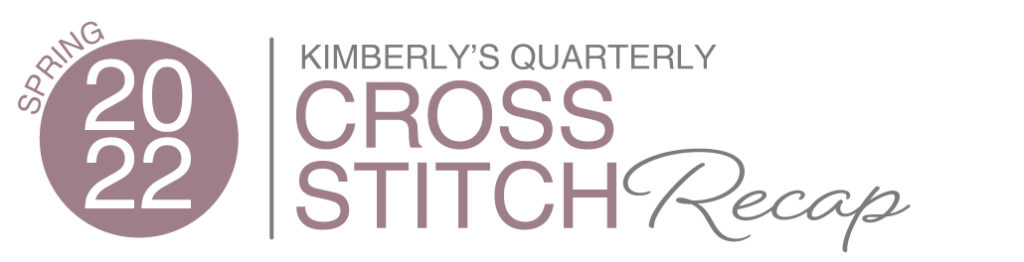 Cross stitch recap banner for spring2022