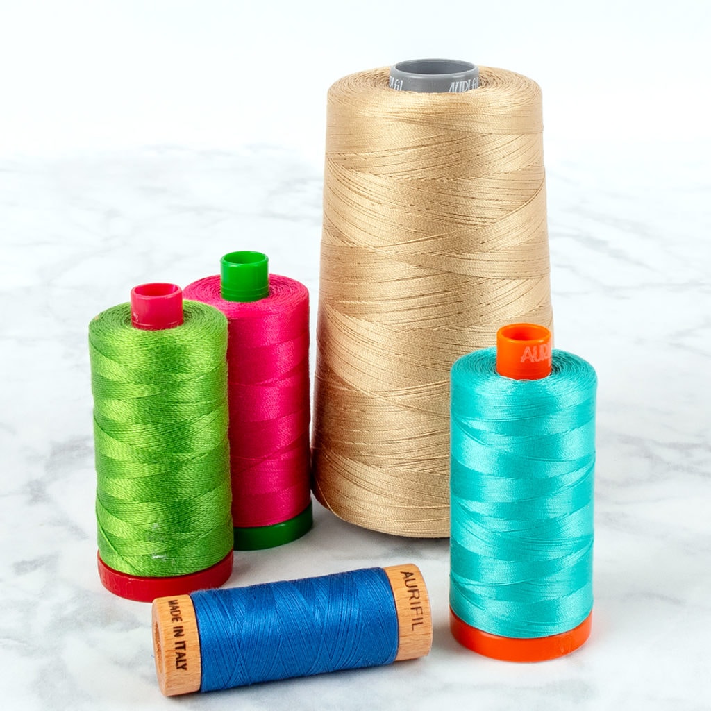 Selection of Aurifil threads