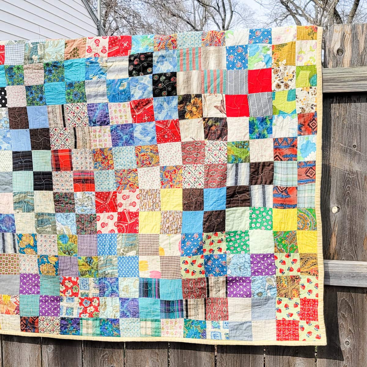 Sondra Davison of Out of the Blue Quilts Close-up of one of Sondra’s ...