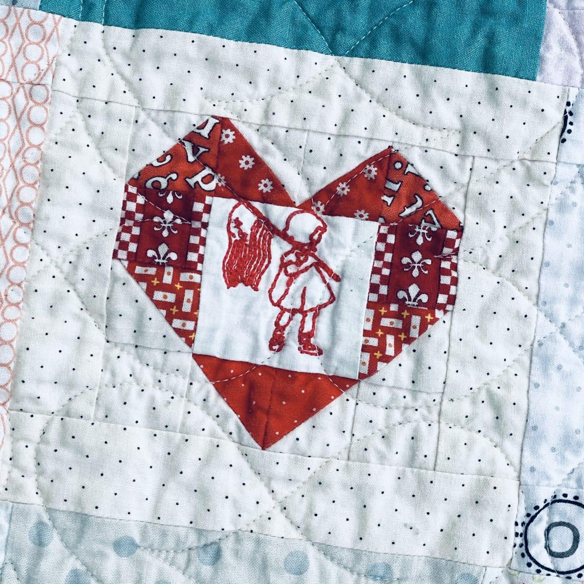 Check out the blocks that our quilty staffers sewed!