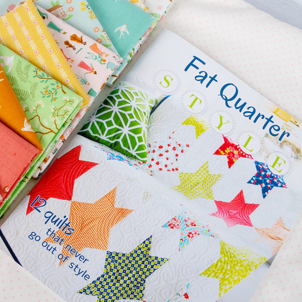 Fat Quarter Style book with the Emma fabric from Citrus & Mint 
