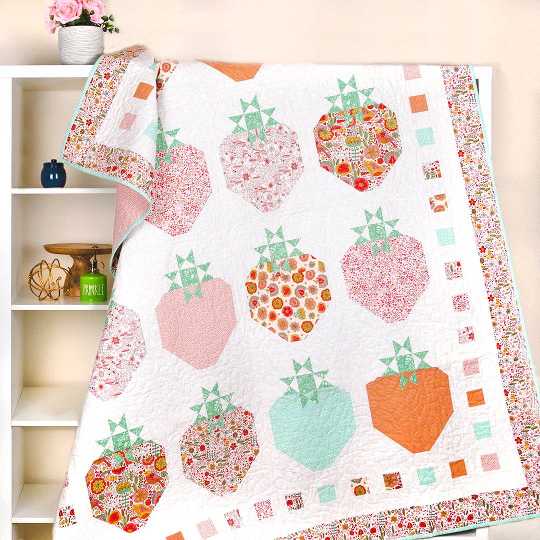 Just Add Shortcake Quilt by Wendy Sheppard made in the Bird Song Collection by Pat Sloan